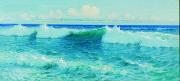 Breaking Waves, oil painting by Lionel Walden Lionel Walden